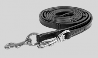 Top Reiter leather reins with strips
