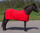 Top Reiter fleece rug red