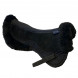 Saddle pad close contact wool + suede