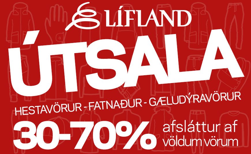 Útsala í Líflandi