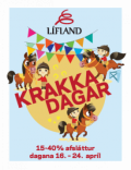 Krakkadagar  Lflandi 16.-24. aprl