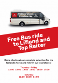 Fríar rútuferðir frá Landsmóti í Lífland og Top Reiter
