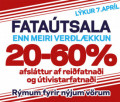 Fataútsala í verslunum Líflands