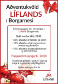 Aventukvld  verslun Lflands  Borgarnesi 30. nvember