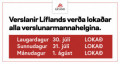 Verslanir Líflands verða lokaðar um verslunarmannahelgina