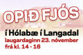 Opið fjós í Hólabæ í Langadal