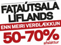 Fataútsala í verslunum Líflands