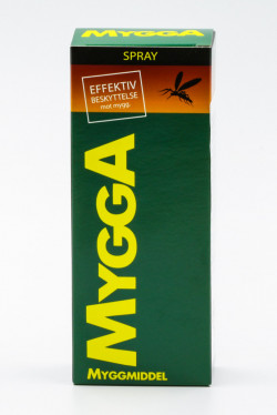 Mygga 9,5% DEET sprey flugnavörn 75 ml