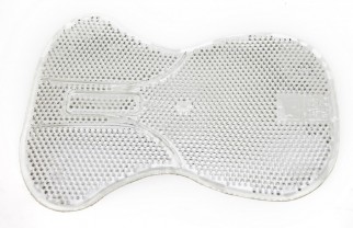 Gel pad saddle shaped