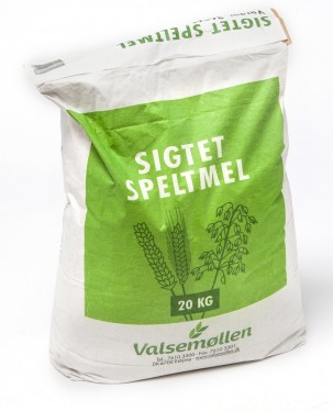 Sigtað speltmjöl 20 kg