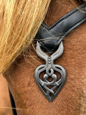 Headstall V shaped w/Ennislauf black matte