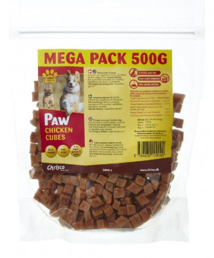 Hundanammi kjúklingabitar 500gr PAW