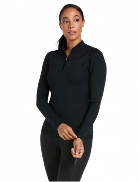 Ariat "Ascent 1/4 zip" dömubolur svartur