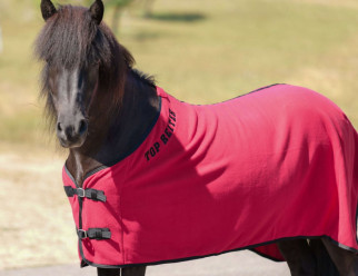 Top Reiter fleece rug berry