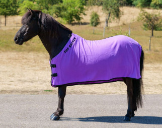 Top Reiter fleece rug purple 