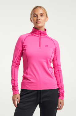 Tenson "TxLite" 1/2 zip peysa bleik