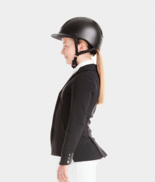 Horse Pilot Aerotech keppnisjakki stelpur svartur