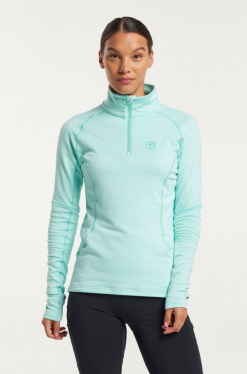 Tenson "Txlite" 1/2 zip peysa túrkis 