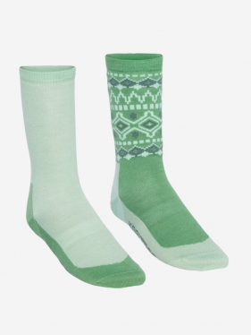 Kari Traa "Nina" 2Pk sokkar grænir 3