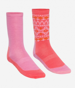 Kari Traa "Nina" 2Pk sokkar bleikir 