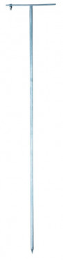 Jarðsambandsteinn galv. 100cm T laga