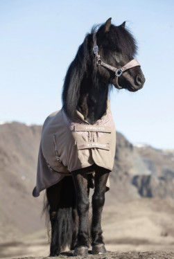 TR ábreiða flís brún KLAKI 125cm