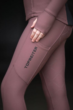 topreiter HESTUR barnaleggings mauve