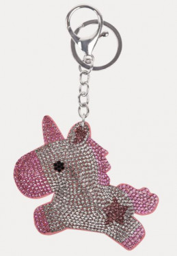 Unicorn pink key chain