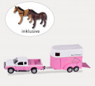 Horse trailer playset