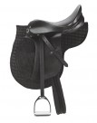 Children's saddle with accessories