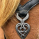 Headstall V shaped w/Ennislauf black matte