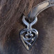 Headstall V shaped w/Ennislauf black matte