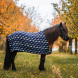 Kidka wool blanket Fkur blue/horses