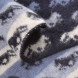 Kidka wool blanket w/neck grey/black