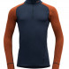 Devold M Duo Active Merino 210 Zip Flame/Ink 