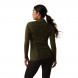 Ariat Ascent 1/4 zip dömubolur grænn