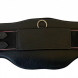 Leather girth with elastic