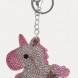 Unicorn pink key chain