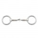 Loose ring snaffle with copper inlays